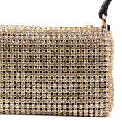 Borsa in raso con cristalli. - TreemmeCreazioni