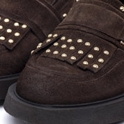 Mocassino in pelle scamosciata t.d.moro. - TreemmeCreazioni