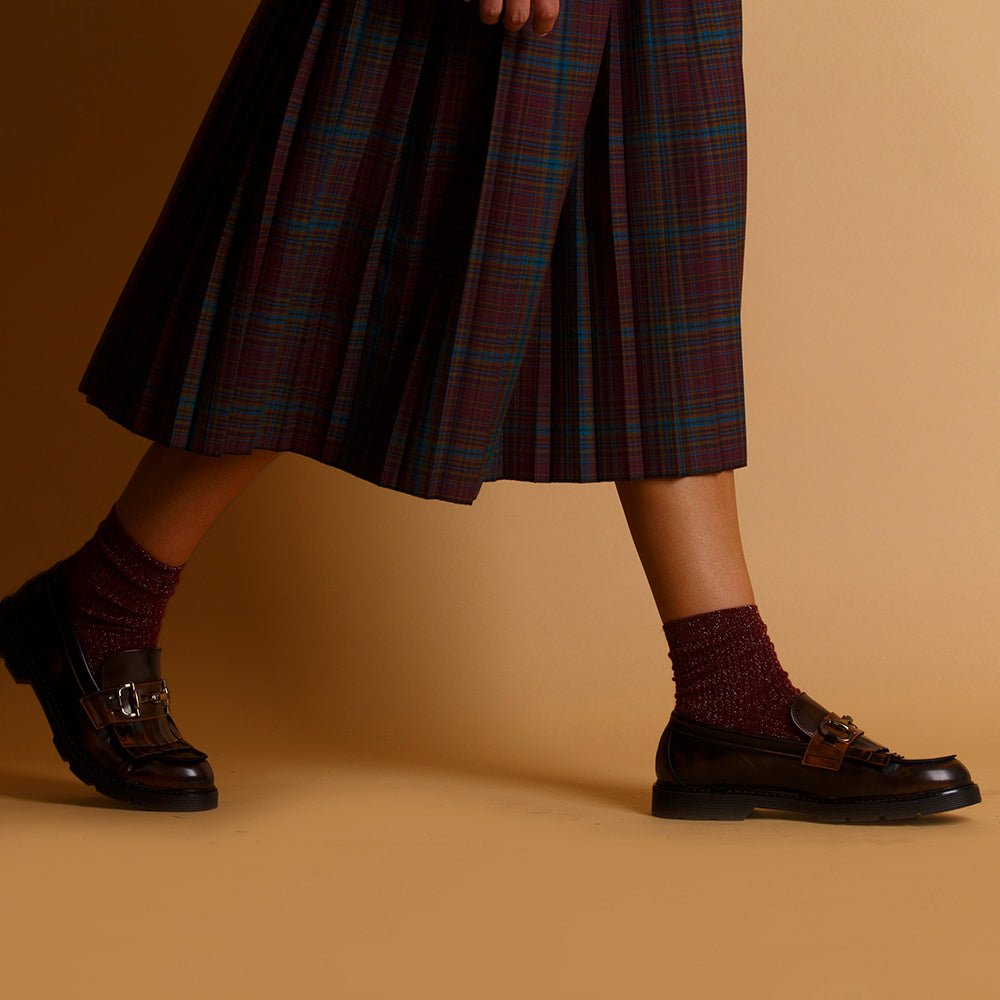 Mocassino Mozart con frangia e morsetto. - TreemmeCreazioni