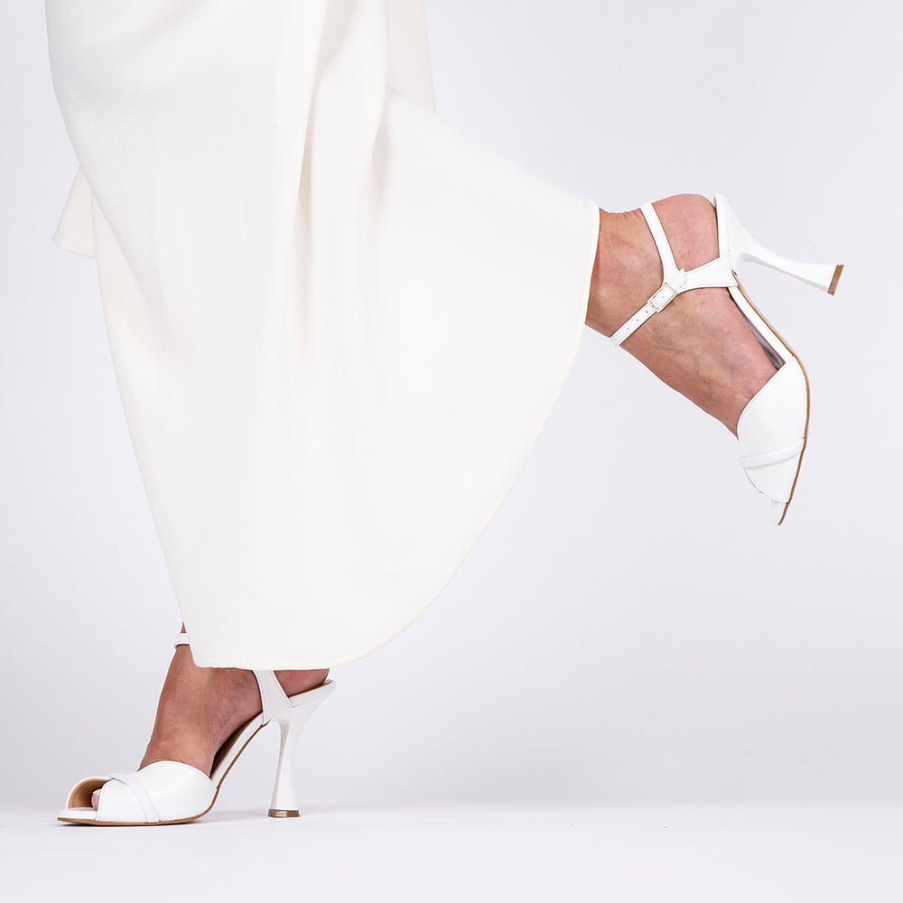 Sandalo Sposa in liz bianco. - TreemmeCreazioni
