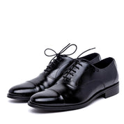 Scarpa uomo elegante in saffiano nero. - TreemmeCreazioni
