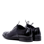 Scarpa uomo elegante in saffiano nero. - TreemmeCreazioni