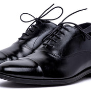Scarpa uomo elegante in saffiano nero. - TreemmeCreazioni