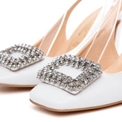Slingback Sposa con gioiello. - TreemmeCreazioni
