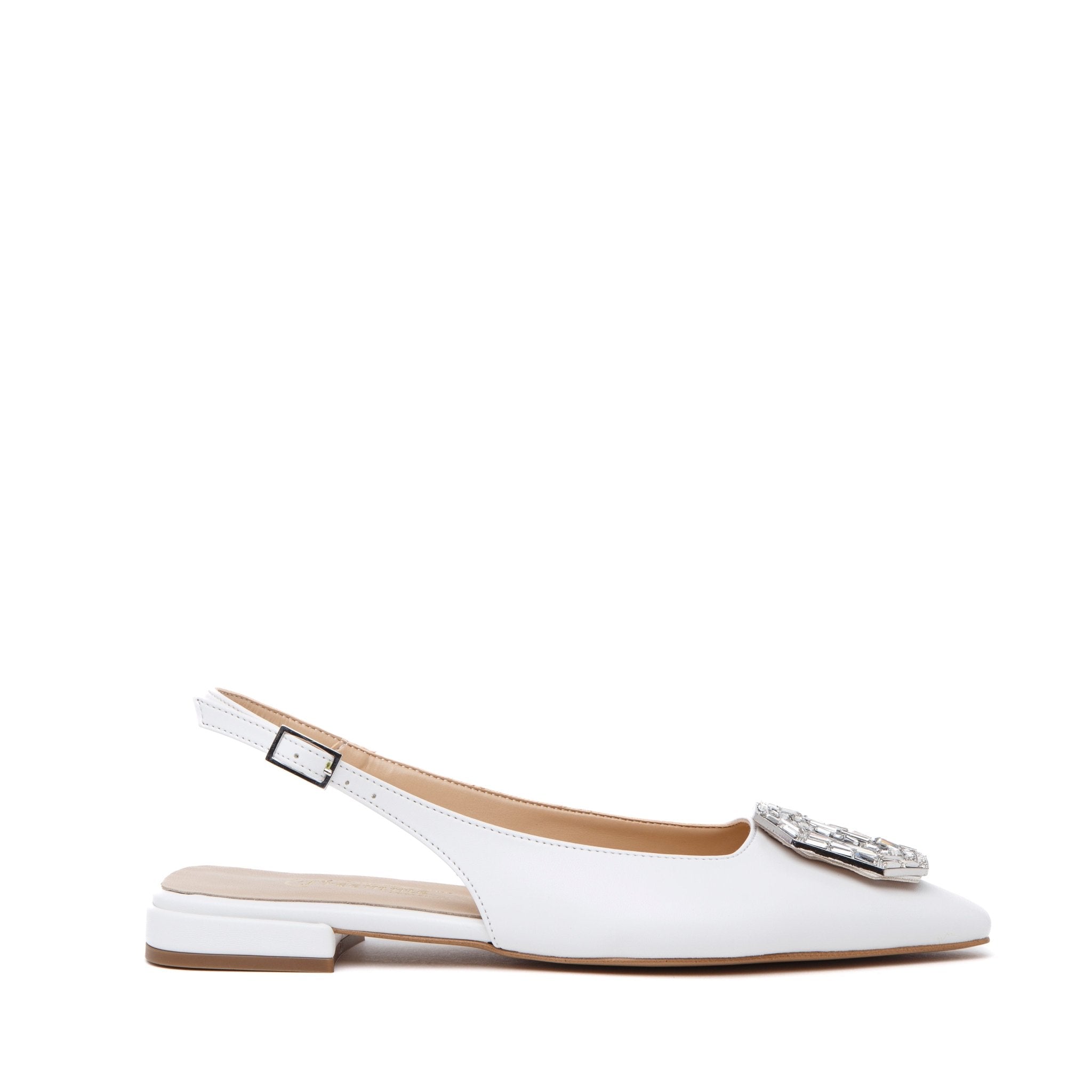 Slingback Sposa con gioiello. - TreemmeCreazioni