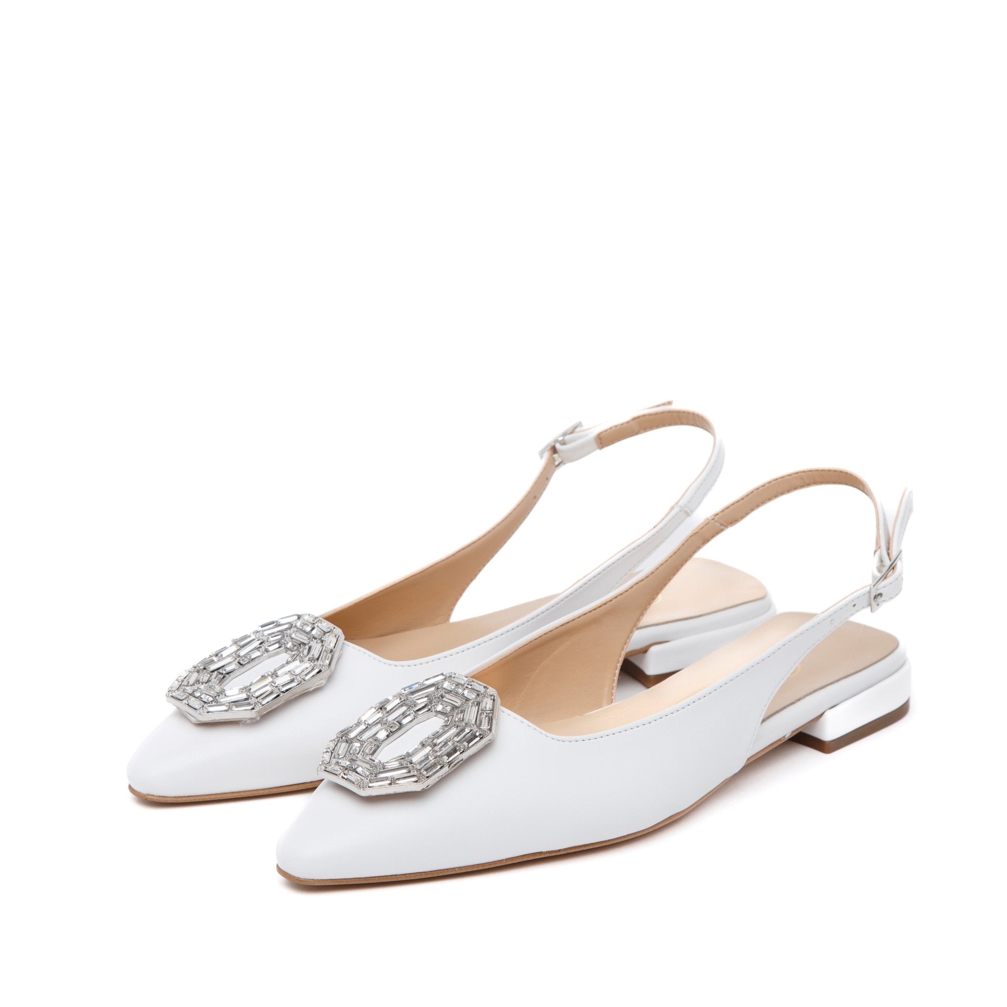 Slingback Sposa con gioiello. - TreemmeCreazioni