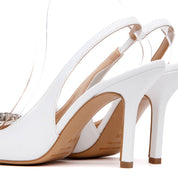 Slingback Sposa con gioiello. - TreemmeCreazioni