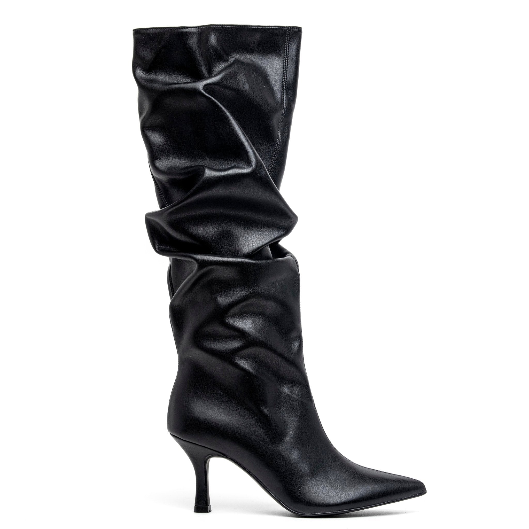 Stivale alto con effetto goffrato. - TreemmeCreazioni