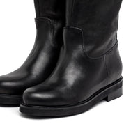 Stivale cavallerizzo in vitello nero. - TreemmeCreazioni