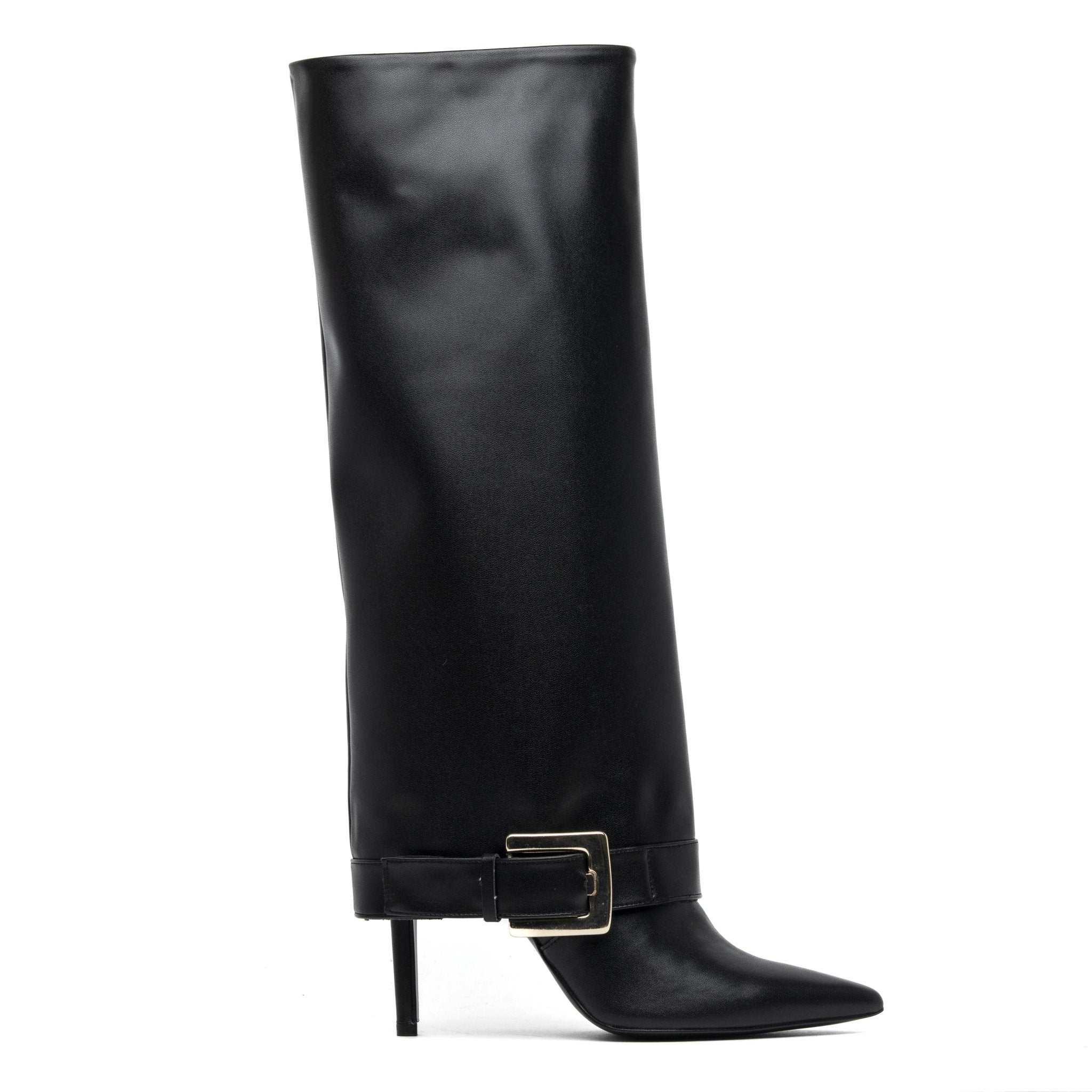 Stivale con gambale a tubo e tacco stiletto. - TreemmeCreazioni