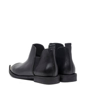 Stivaletto in nappa nera con elastici. - TreemmeCreazioni