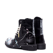 Stivaletto modello anfibio dipinto a mano ( SU ORDINAZIONE ) - TreemmeCreazioni