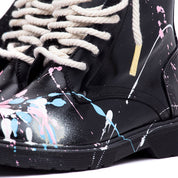 Stivaletto modello anfibio dipinto a mano ( SU ORDINAZIONE ) - TreemmeCreazioni