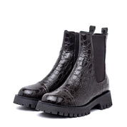 Stivaletto modello Chelsea in stampa cocco. - TreemmeCreazioni