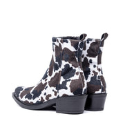 Stivaletto texano con stampa cow. - TreemmeCreazioni