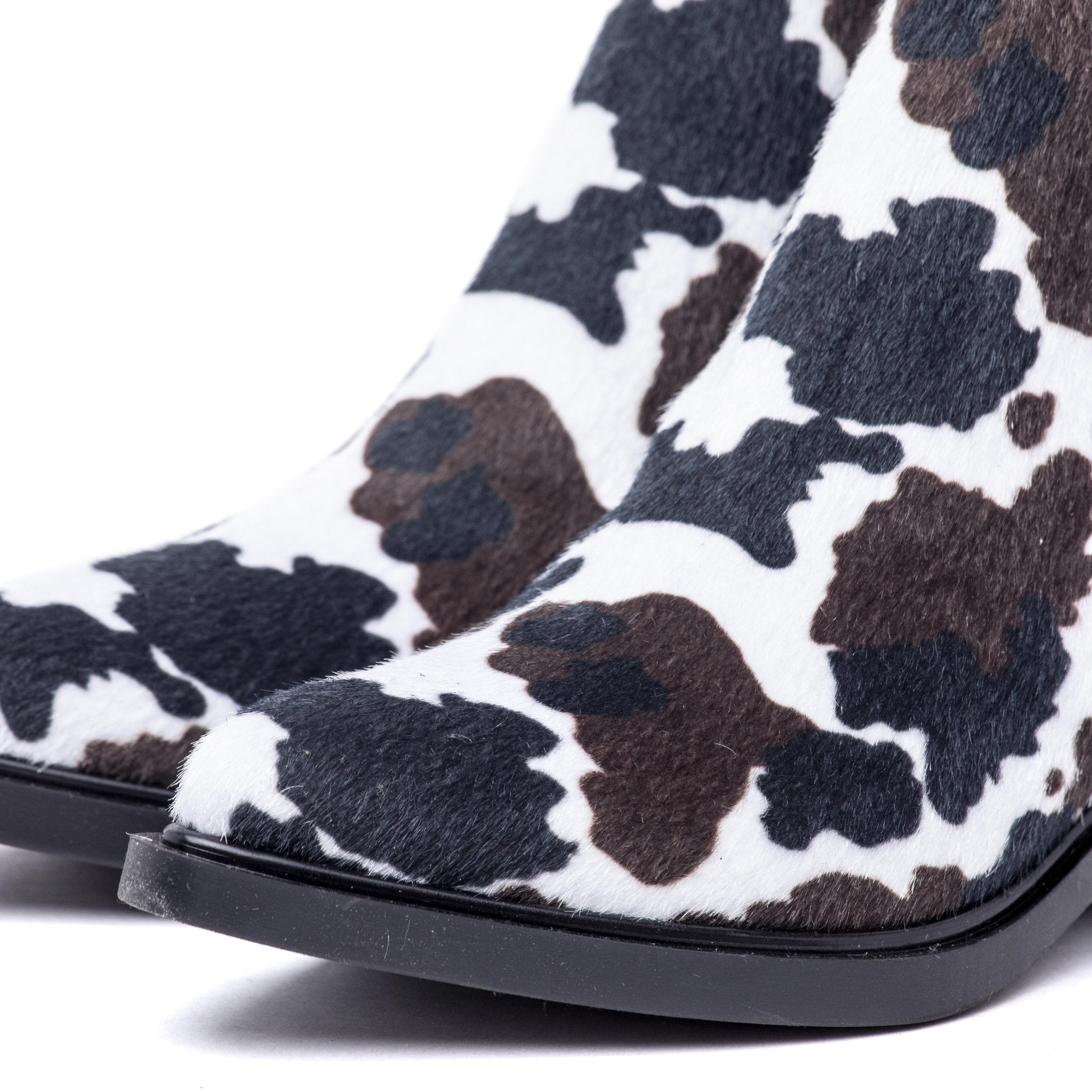 Stivaletto texano con stampa cow. - TreemmeCreazioni