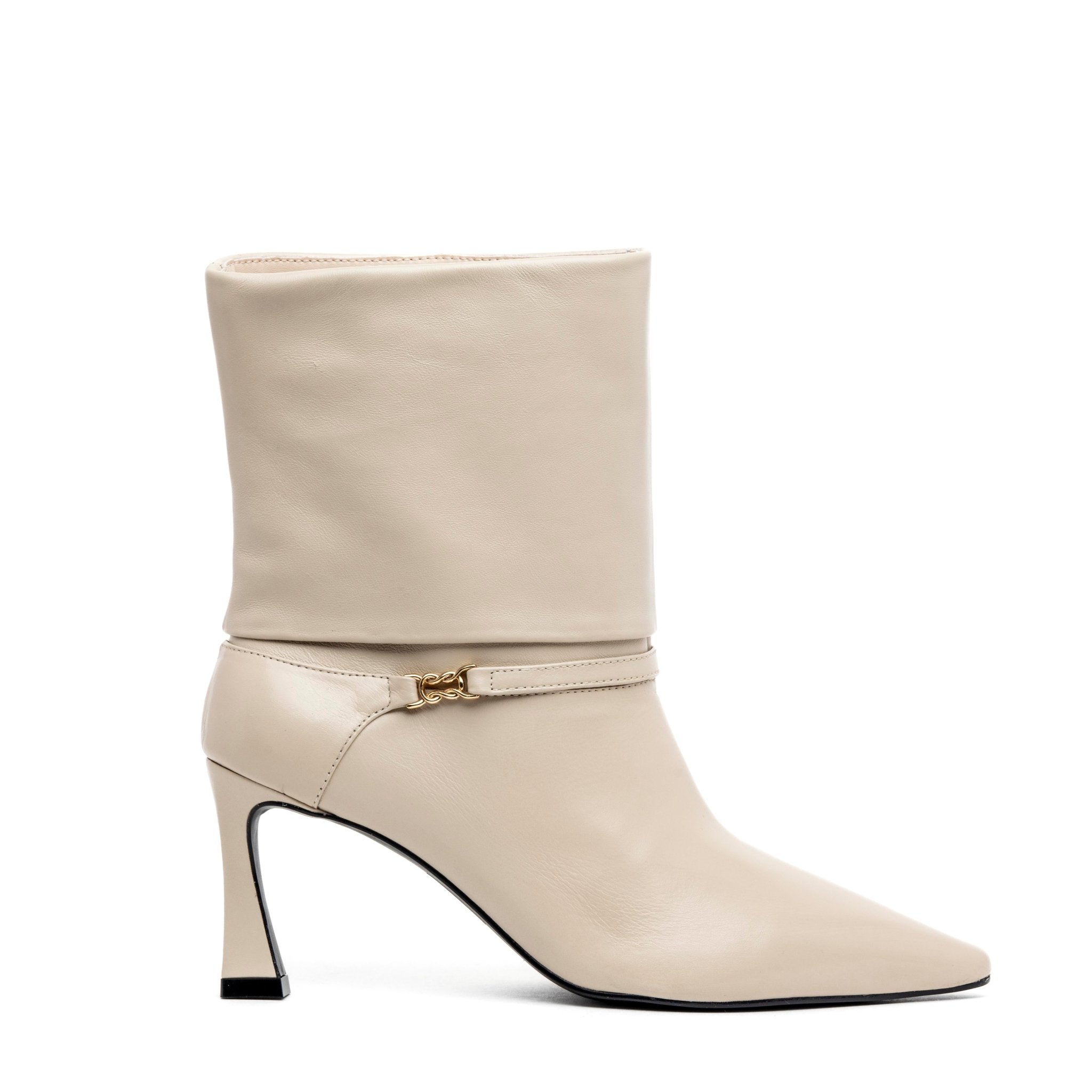 Tronchetto in nappa burro con risvolto. - TreemmeCreazioni