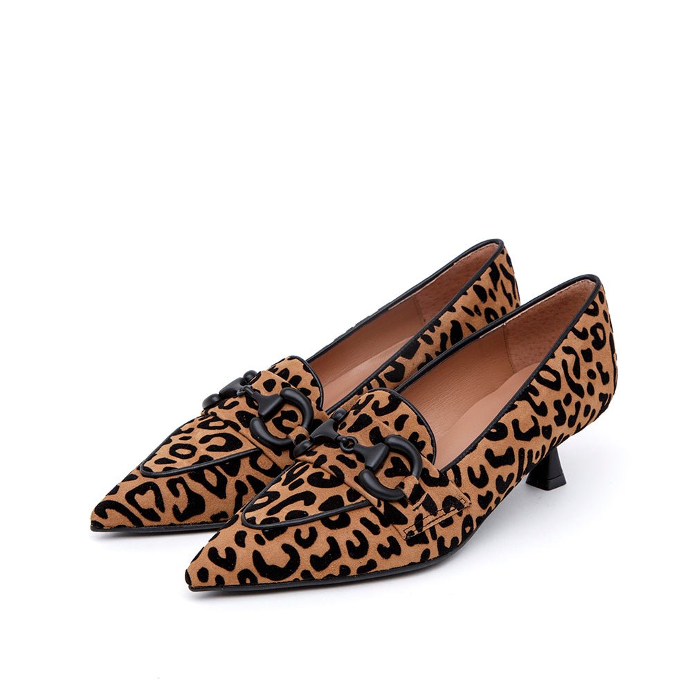 Décolleté Ovyè in stampa maculata. - TreemmeCreazioni