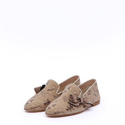 Slippers con stampa e fiocco strass. - TreemmeCreazioni