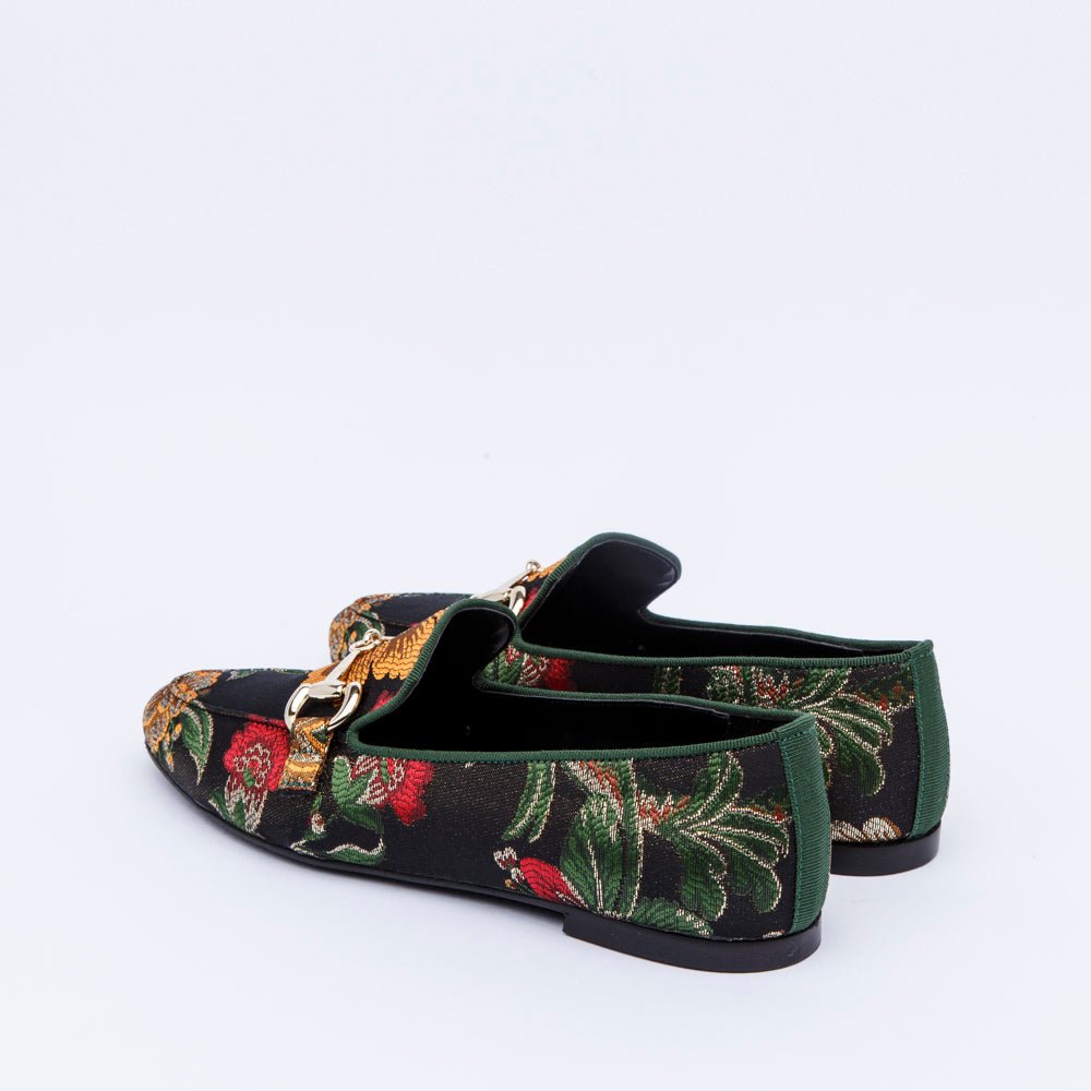 Slippers in tessuto damascato. - TreemmeCreazioni