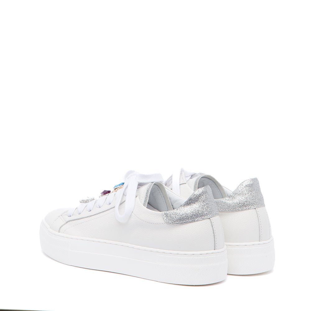 Sneakers in nappa con pietre. - TreemmeCreazioni