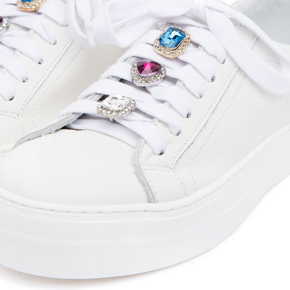 Sneakers in nappa con pietre. - TreemmeCreazioni