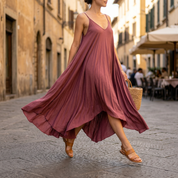 Abito volume in misto cotone.