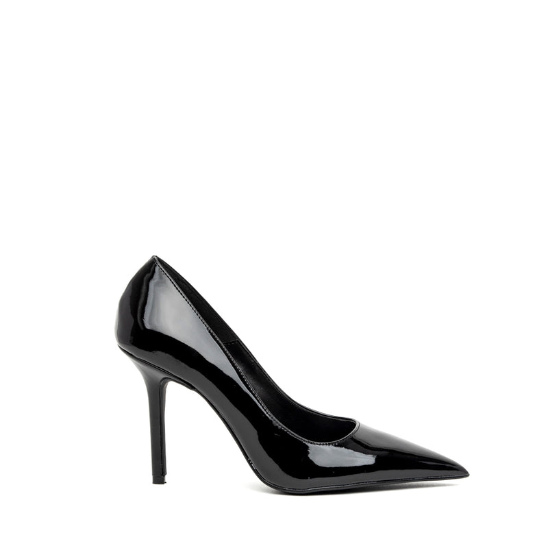 Décolleté in vernice nero