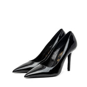 Décolleté in vernice nero