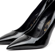 Décolleté in vernice nero