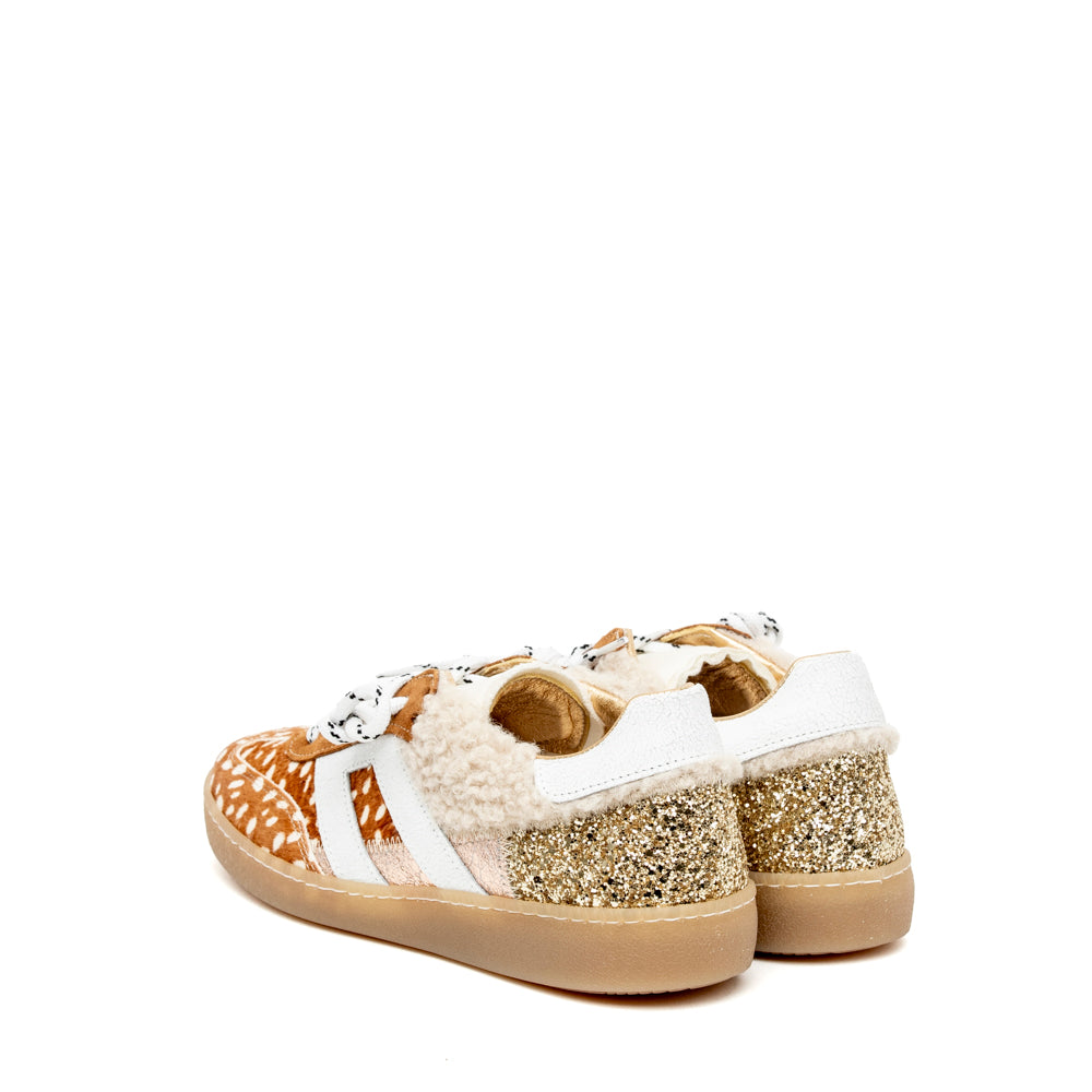 Sneakers in cavallino stampa bambi.