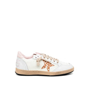 Sneakers in pelle bottolata e cavallino stampa bambi.