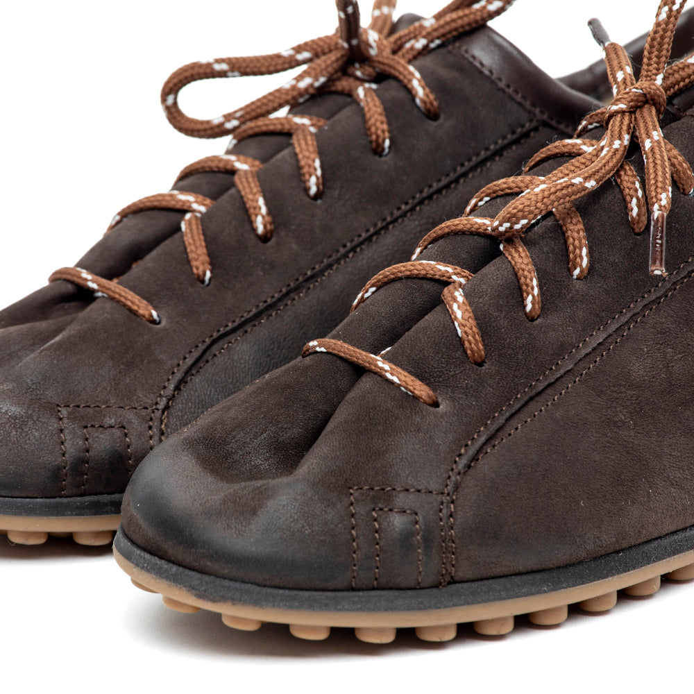 Sneakers in pelle nabuk testa di moro