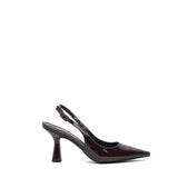 Slingback in naplak testa di moro