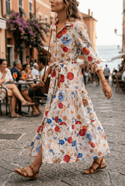 Abito camicia in fantasia. - TreemmeCreazioni