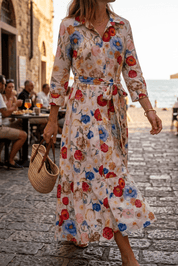 Abito camicia in fantasia. - TreemmeCreazioni