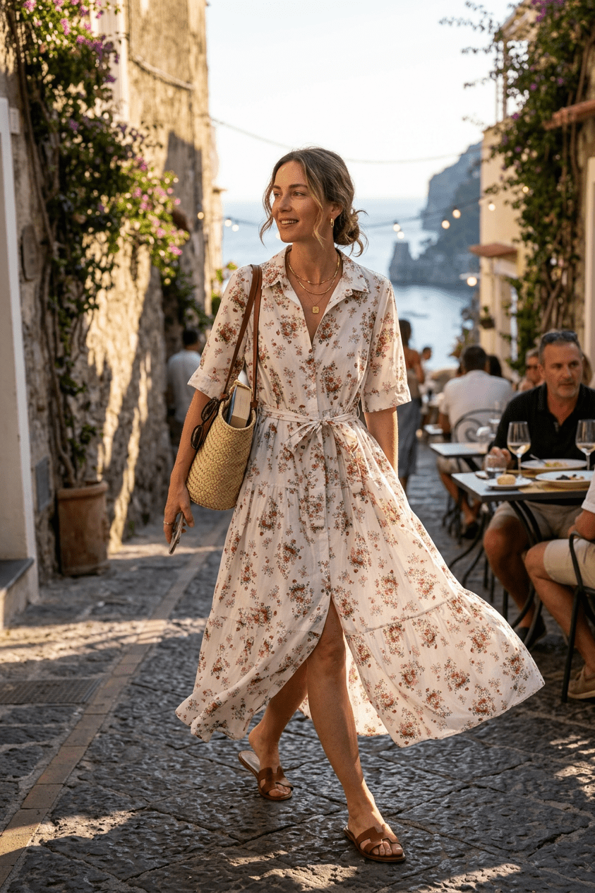 Abito in fantasia provenzale - TreemmeCreazioni