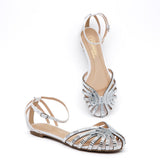 Ballerina a ragnetto con cristalli.