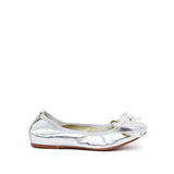 Ballerina in nappa con maxi fiocco.