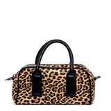 Borsa a bauletto in stampa maculata.