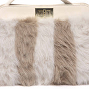 Borsa a mano in eco pelliccia. - TreemmeCreazioni