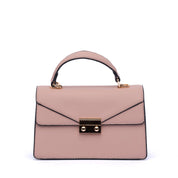 Borsa a mano in ecopelle rosa antico - TreemmeCreazioni