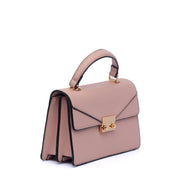Borsa a mano in ecopelle rosa antico - TreemmeCreazioni