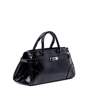 Borsa a mano in naplak nero. - TreemmeCreazioni