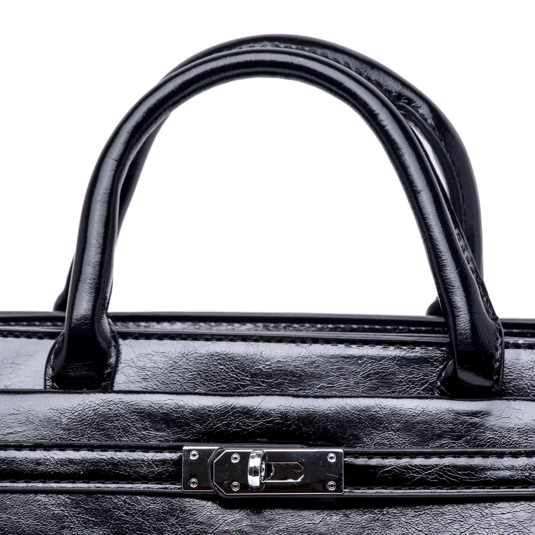 Borsa a mano in naplak nero. - TreemmeCreazioni