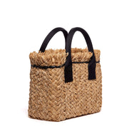 Borsa a mano in rafia naturale. - TreemmeCreazioni