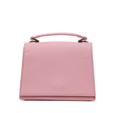 Borsa a mano in saffiano rosa.
