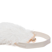 Borsa a spalla in effetto shearling burro. - TreemmeCreazioni