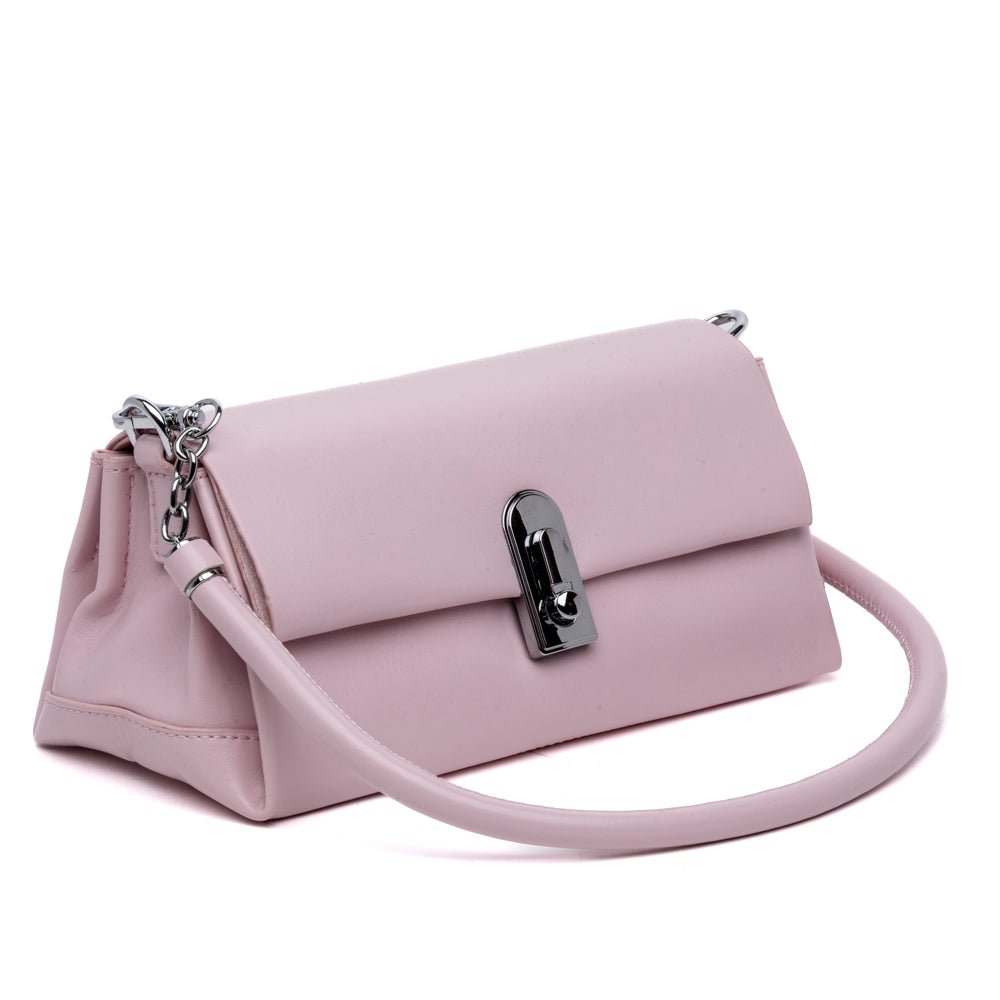 Borsa a spalla in liz fill rosa cipria - TreemmeCreazioni