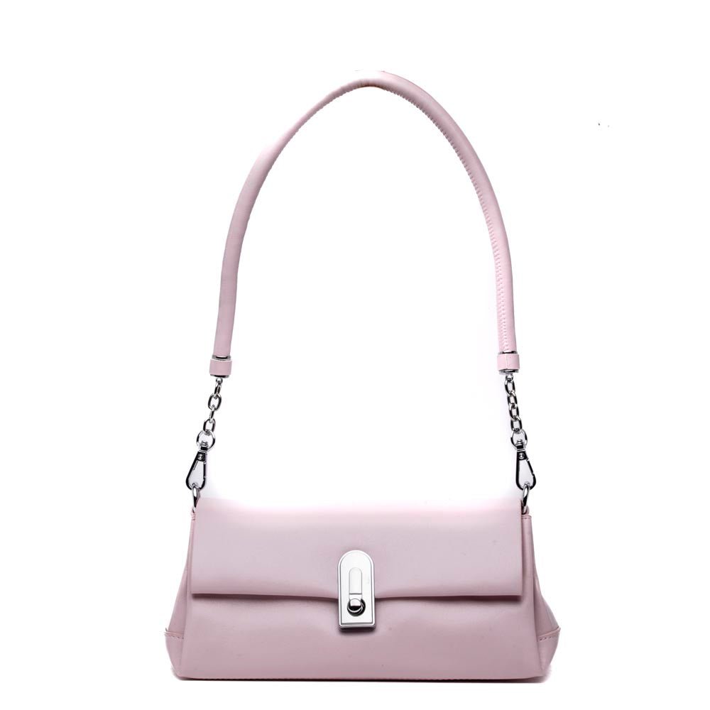 Borsa a spalla in liz fill rosa cipria - TreemmeCreazioni